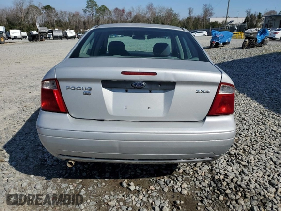 2005 Ford Focus S with VIN 1FAFP34N85W305866, listed as a Copart auction lot 46666825 with 191,576 mi miles and Salvage Title. Bid and sale history available at carsss.com. Image 6.
