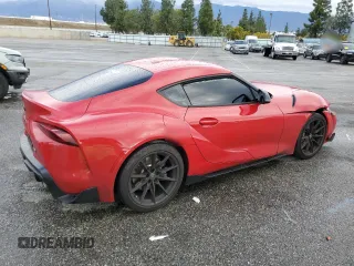 2024 Toyota Supra 3.0 with VIN WZ1DB0G08RW067779, listed as a Copart auction lot 47695915 with Not provided miles and Salvage title. Bid and sale history available at DreamBid. Image 3.