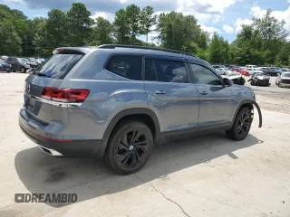 2022 Volkswagen Atlas SE with VIN 1V2WP2CA8NC552405, listed as a Copart auction lot 64034224 with 26,759 mi miles and Clean title. Bid and sale history available at DreamBid. Image 3.