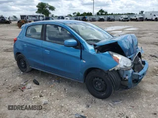 2017 Mitsubishi Mirage ES z VIN ML32A3HJ9HH022423, wystawiony jako Copart lot #53426955 z przebiegiem 89 140 mil mil oraz Szkoda całkowita • Salvage title. Historia ofert i sprzedaży dostępna na DreamBid. Obrazek 4.