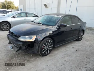 2013 Volkswagen Jetta GLI Autobahn with VIN 3VW467AJXDM234212, listed as a Copart auction lot 87374954 with 276,934 mi miles and Salvage Title. Bid and sale history available at DreamBid. Image 1.