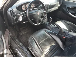 2001 Porsche Boxster S with VIN WP0CB29851U664784, listed as a Copart auction lot 46404485 with 117,816 mi miles and Salvage Title. Bid and sale history available at carsss.com. Image 8.