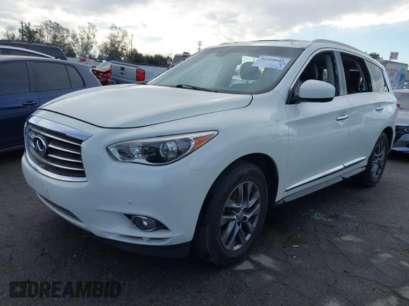 2015 Infiniti QX60 with VIN 5N1AL0MN4FC530895, listed as a IAAI auction lot 41410685 with 89,927 mi miles. Bid and sale history available at carsss.com. Image 22.