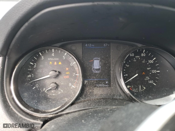 2018 Nissan Rogue SV with VIN KNMAT2MV8JP507508, listed as a Copart auction lot 50451955 with 93,908 mi miles and Salvage Title. Bid and sale history available at carsss.com. Image 9.