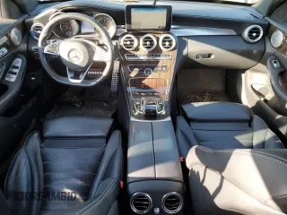 2016 Mercedes-Benz C 450 AMG with VIN 55SWF6EB8GU142712, listed as a Copart auction lot 47525155 with 118,110 mi miles and Salvage Title. Bid and sale history available at carsss.com. Image 8.