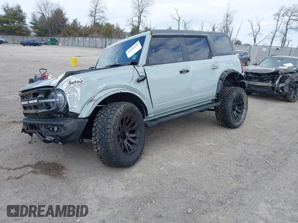 2023 Ford Bronco with VIN 1FMDE5BH1PLB96263, listed as a IAAI auction lot 41689199 with 27,761 mi miles. Bid and sale history available at carsss.com. Image 22.