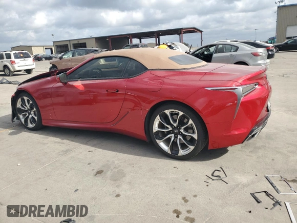 2021 Lexus LC 500h с VIN JTHKPAAY6MA101556, выставлен на аукционе Copart как лот 78152524 с пробегом 12 988 миль миль и Списание • Salvage title. История ставок и продаж доступна на DreamBid. Изображение 2.