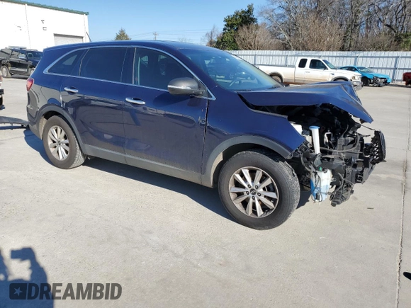 2019 Kia Sorento LX with VIN 5XYPG4A32KG507991, listed as a Copart auction lot 43658875 with 106,383 mi miles and Salvage Title. Bid and sale history available at carsss.com. Image 4.
