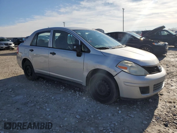 2009 Nissan Versa 1.6 with VIN 3N1CC11E09L424012, listed as a Copart auction lot 87231794 with 185,117 mi miles and Salvage Title. Bid and sale history available at carsss.com. Image 4.
