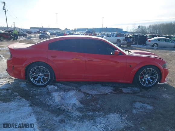 2021 Dodge Charger SRT Hellcat Widebody with VIN 2C3CDXL93MH592973, listed as a IAAI auction lot 41748976 with 24,884 mi miles. Bid and sale history available at carsss.com. Image 13.