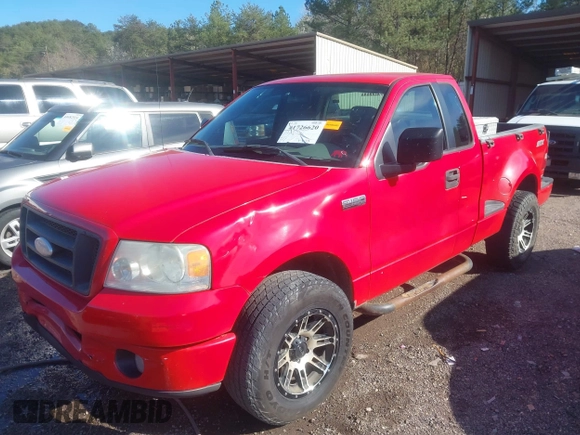 2006 Ford F-150 STX with VIN 1FTRF02W26KD51559, listed as a IAAI auction lot 41726620 with 254,532 mi miles. Bid and sale history available at carsss.com. Image 2.