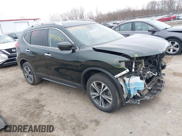 2019 Nissan Rogue SL with VIN 5N1AT2MV2KC782750, listed as a IAAI auction lot 41898380 with 51,813 mi miles. Bid and sale history available at carsss.com. Image 1.
