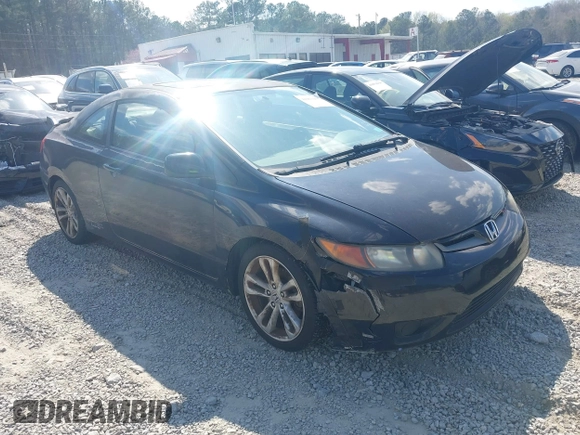 2008 Honda Civic Cpe Si with VIN 2HGFG215X8H706316, listed as a IAAI auction lot 41903050 with 178,360 mi miles. Bid and sale history available at carsss.com. Image 1.