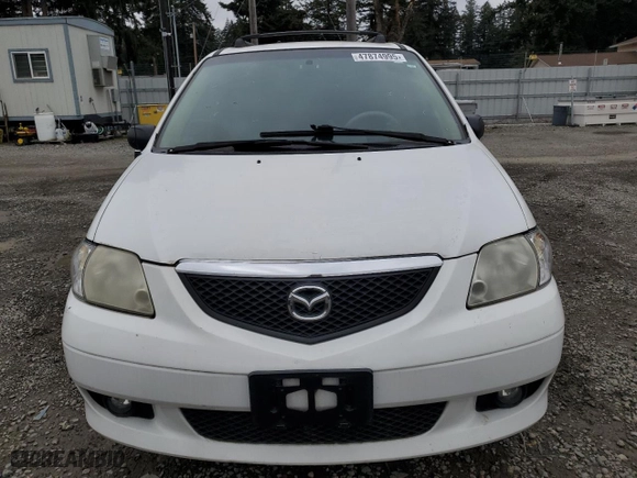 2003 Mazda MPV LX with VIN JM3LW28J530357562, listed as a Copart auction lot 47874995 with 170,048 mi miles and Salvage Title. Bid and sale history available at carsss.com. Image 5.
