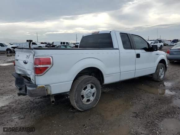 2010 Ford F-150 XL with VIN 1FTEX1C88AKE04971, listed as a Copart auction lot 50655195 with 269,569 mi miles and Salvage Title. Bid and sale history available at carsss.com. Image 3.