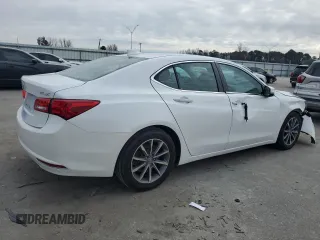 2019 Acura TLX with VIN 19UUB1F34KA010161, listed as a Copart auction lot 87157924 with 105,427 mi miles and Salvage Title. Bid and sale history available at carsss.com. Image 3.