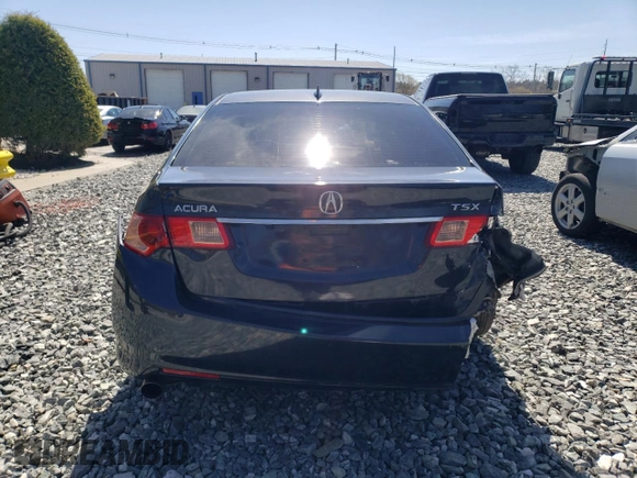 2012 Acura TSX Tech Pkg with VIN JH4CU2F60CC007279, listed as a Copart auction lot 52390325 with 129,945 mi miles and Clean Title. Bid and sale history available at carsss.com. Image 6.