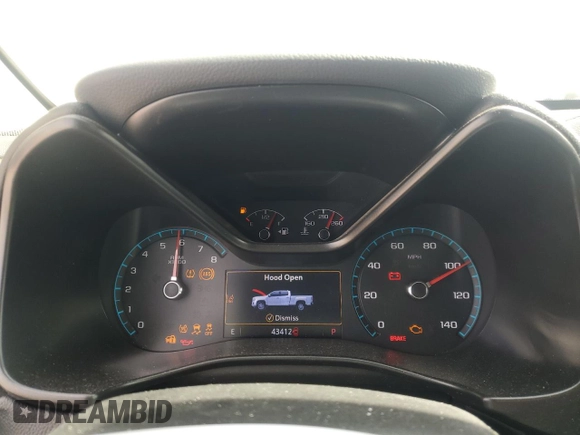 2021 GMC Canyon 4WD AT4 w/Leather with VIN 1GTG6FEN7M1149820, listed as a Copart auction lot 47602535 with 43,412 mi miles and Salvage Title. Bid and sale history available at carsss.com. Image 9.