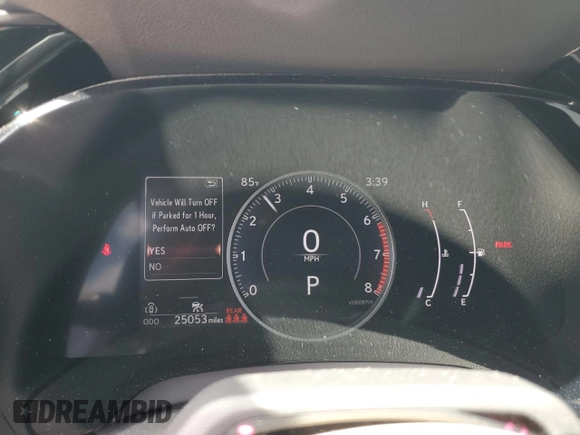 2023 Lexus RX with VIN 2T2BAMCA4PC003366, listed as a Copart auction lot 61029624 with 25,053 mi miles and Salvage Title. Bid and sale history available at carsss.com. Image 9.