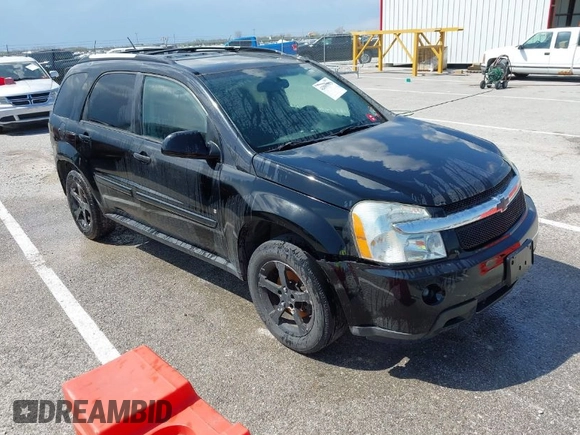 2007 Chevrolet Equinox LT with VIN 2CNDL63F076121734, listed as a IAAI auction lot 42005967 with 1 mi miles. Bid and sale history available at carsss.com. Image 1.