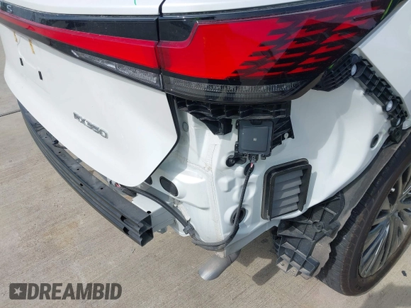 2023 Lexus RX 350 with VIN 2T2BAMBA5PC003698, listed as a IAAI auction lot 42331145 with 15,833 mi miles and . Bid and sale history available at DreamBid. Image 19.
