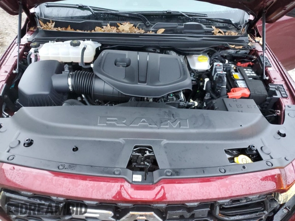 2025 Ram 1500 Big Horn with VIN 1C6SRFFP8SN522135, listed as a Copart auction lot 42783895 with 1,838 mi miles and Salvage Title. Bid and sale history available at carsss.com. Image 11.