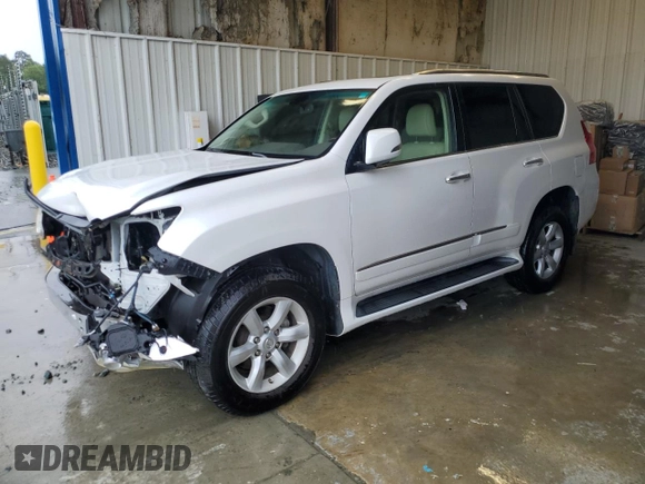 2013 Lexus GX 460 with VIN JTJBM7FX2D5063942, listed as a Copart auction lot 58552035 with Not provided miles and Salvage title. Bid and sale history available at DreamBid. Image 1.