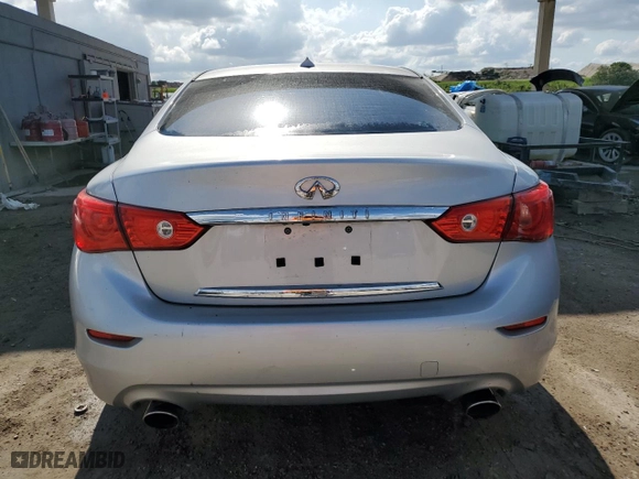 2017 Infiniti Q50 3.0t Premium with VIN JN1EV7AP3HM738684, listed as a Copart auction lot 43052005 with NaN miles and Clean Title. Bid and sale history available at carsss.com. Image 6.