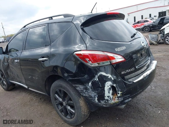 2012 Nissan Murano LE with VIN JN8AZ1MU5CW114658, listed as a IAAI auction lot 42019992 with 161,192 mi miles. Bid and sale history available at carsss.com. Image 6.