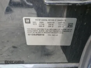 2015 Chevrolet Impala LS с VIN 2G11Z5SL5F9225102, выставлен на аукционе Copart как лот 58519215 с пробегом 135 892 миль миль и Списание • Salvage title. История ставок и продаж доступна на DreamBid. Изображение 12.