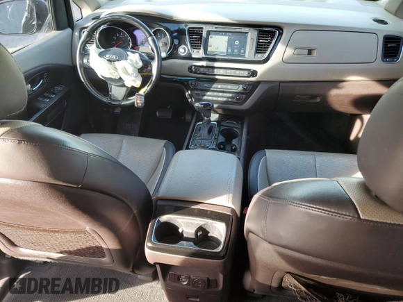 2015 Kia Sedona SX-L with VIN KNDME5C1XF6020296, listed as a Copart auction lot 42625245 with 153,028 mi miles and Salvage Title. Bid and sale history available at DreamBid. Image 8.