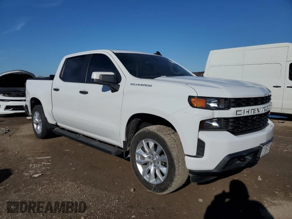 2020 Chevrolet Silverado 1500 Custom with VIN 1GCPWBEHXLZ268335, listed as a Copart auction lot 77532823 with 95,323 mi miles and Non Repairable. Bid and sale history available at carsss.com. Image 4.