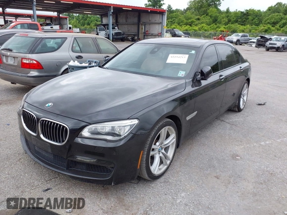2014 BMW 7 Series 740Li with VIN WBAYE4C51ED138744, listed as a IAAI auction lot 42254213 with 116,157 mi miles and . Bid and sale history available at DreamBid. Image 17.