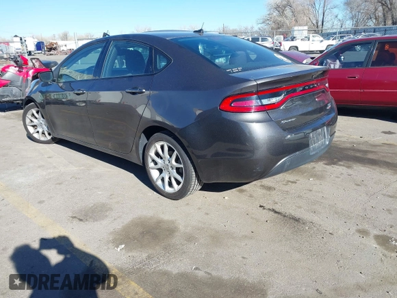 2014 Dodge Dart SXT with VIN 1C3CDFBB2ED741760, listed as a IAAI auction lot 41883587 with 145,508 mi miles. Bid and sale history available at carsss.com. Image 3.