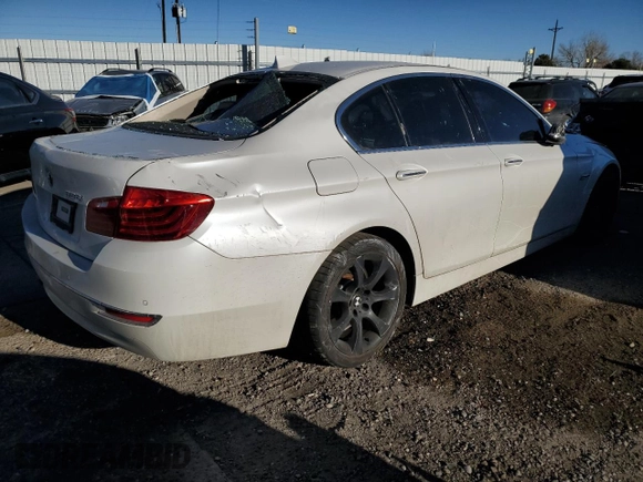 2016 BMW 5 Series 528i with VIN WBA5A5C59GG353844, listed as a Copart auction lot 47310545 with 76,695 mi miles and Salvage Title. Bid and sale history available at carsss.com. Image 3.
