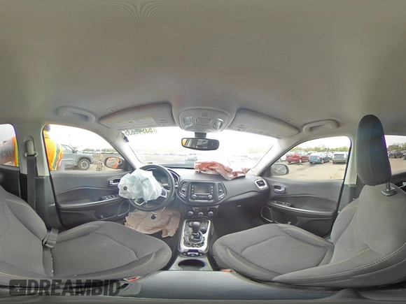 2018 Jeep Compass Sport с VIN 3C4NJDAB0JT100209, выставлен на аукционе Copart как лот 53946635 с пробегом 84 881 миль миль и Списание • Salvage title. История ставок и продаж доступна на DreamBid. Изображение 15.