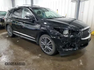 2017 Infiniti QX60 with VIN 5N1DL0MM3HC504988, listed as a Copart auction lot 87418564 with 127,047 mi miles and Salvage Title. Bid and sale history available at DreamBid. Image 4.