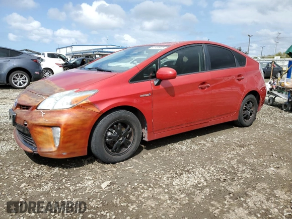 2012 Toyota Prius One with VIN JTDKN3DU6C5477032, listed as a Copart auction lot 51830945 with 196,872 mi miles and Salvage Title. Bid and sale history available at carsss.com. Image 1.