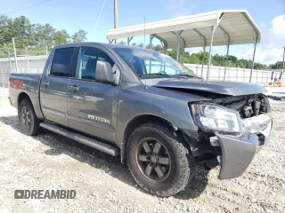 2014 Nissan Titan SV with VIN 1N6BA0ED0EN517002, listed as a Copart auction lot 57885435 with 139,910 mi miles and Salvage title. Bid and sale history available at DreamBid. Image 4.