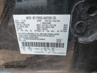 2023 Ford Police Interceptor Utility z VIN 1FM5K8AB5PGC00433, wystawiony jako IAAI lot #42087390 z przebiegiem Nie podano mil oraz . Historia ofert i sprzedaży dostępna na DreamBid. Obrazek 9.