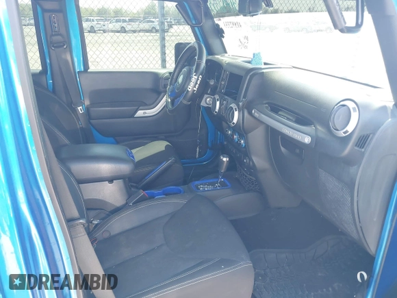 2016 Jeep Wrangler Unlimited Sahara with VIN 1C4HJWEG0GL154418, listed as a IAAI auction lot 41892333 with 102,410 mi miles and . Bid and sale history available at DreamBid. Image 5.