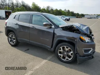 2019 Jeep Compass Limited z VIN 3C4NJDCB7KT766515, wystawiony jako Copart lot #58787435 z przebiegiem 88 243 mil mil oraz Szkoda całkowita • Salvage title. Historia ofert i sprzedaży dostępna na DreamBid. Obrazek 4.