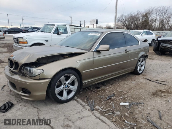 2006 BMW 3 Series 325Ci with VIN WBABD334X6PL09095, listed as a Copart auction lot 88348015 with 126,406 mi miles and Salvage Title. Bid and sale history available at carsss.com. Image 1.