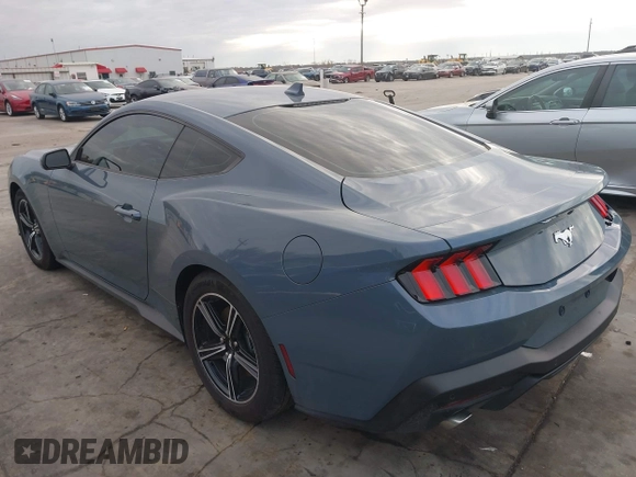 2024 Ford Mustang EcoBoost with VIN 1FA6P8TH2R5146587, listed as a IAAI auction lot 41370567 with 1,712 mi miles. Bid and sale history available at carsss.com. Image 3.