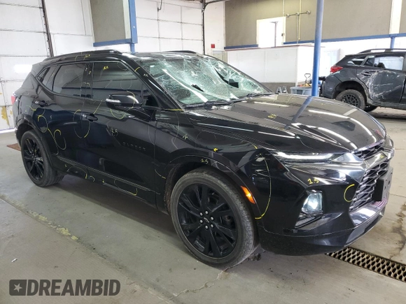 2021 Chevrolet Blazer RS с VIN 3GNKBKRS1MS522144, выставлен на аукционе Copart как лот 50639635 с пробегом 43 593 миль миль и Списание • Salvage title. История ставок и продаж доступна на DreamBid. Изображение 4.