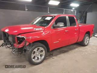 2020 Ram 1500 Big Horn with VIN 1C6SRFBT3LN222815, listed as a IAAI auction lot 41843105 with 45,276 mi miles. Bid and sale history available at carsss.com. Image 2.