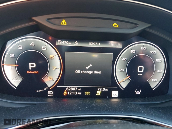 2019 Audi Q8 Prestige with VIN WA1CVAF11KD045541, listed as a Copart auction lot 87643435 with 62,807 mi miles and Salvage title. Bid and sale history available at DreamBid. Image 9.