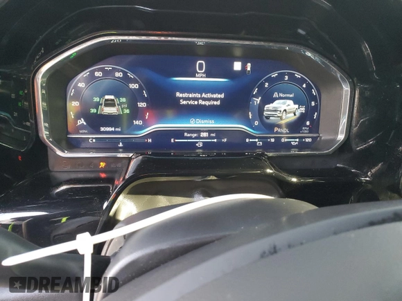 2022 Chevrolet Silverado 1500 LT with VIN 3GCUDDED6NG614319, listed as a Copart auction lot 47026275 with 30,994 mi miles and Salvage Title. Bid and sale history available at DreamBid. Image 9.
