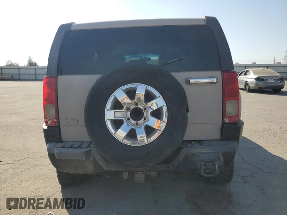 2006 Hummer H3 with VIN 5GTDN136068270258, listed as a Copart auction lot 76291844 with 173,779 mi miles and Clean Title. Bid and sale history available at DreamBid. Image 6.