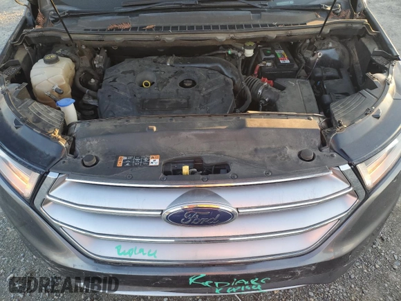 2015 Ford Edge SEL with VIN 2FMTK3J97FBB91912, listed as a Copart auction lot 82923534 with Not Provided miles and Salvage Title. Bid and sale history available at carsss.com. Image 12.